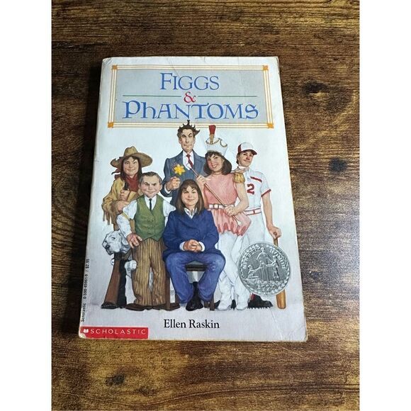 Figgs and Phantoms By Ellen Raskin Kids Paperback Book 1992 First scholastic - Picture 1 of 5